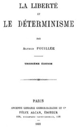 [Gutenberg 38618] • La Liberté et le Déterminisme